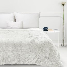 Koc narzuta 170x210 Tiffany 1 kremowy włochacz pled D91