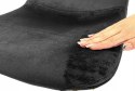 Krzesło tapicerowane CARO VELVET BLACK II GATUNEL