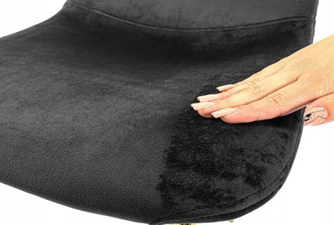 Krzesło tapicerowane CARO VELVET BLACK II GATUNEL