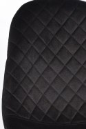 Krzesło tapicerowane CARO VELVET BLACK II GATUNEL