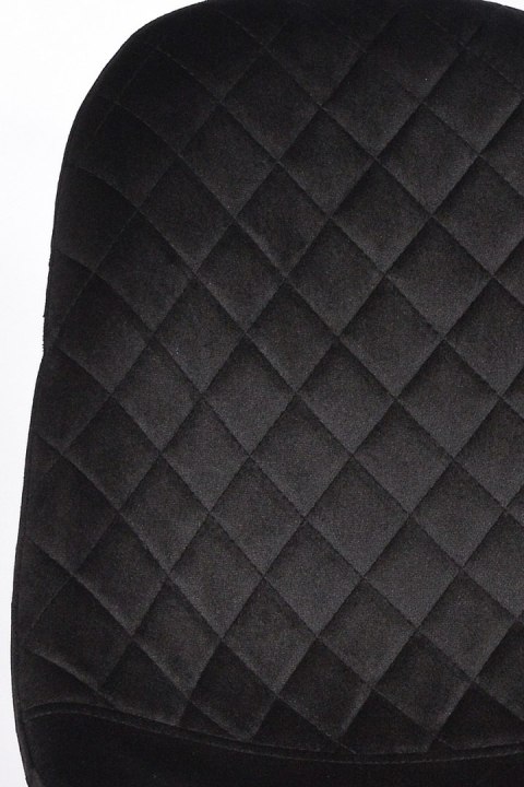 Krzesło tapicerowane CARO VELVET BLACK II GATUNEL