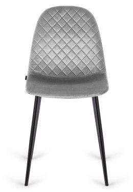 Krzesło tapicerowane CARO VELVET GREY II GATUNEK