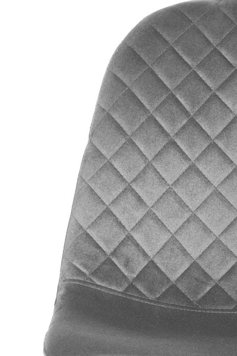 Krzesło tapicerowane CARO VELVET GREY II GATUNEK