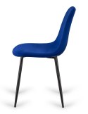 Krzesło tapicerowane GIULIA VELVET BLUE II GATUNEK