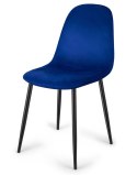 Krzesło tapicerowane GIULIA VELVET BLUE II GATUNEK