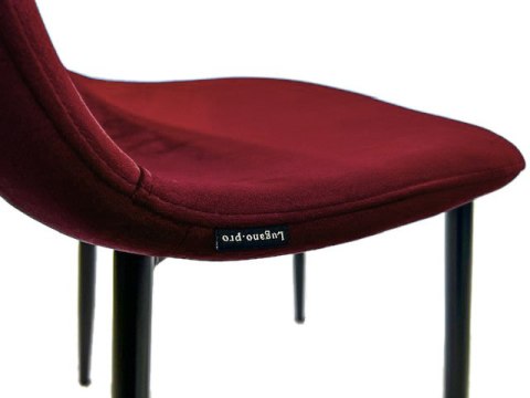 Krzesło tapicerowane GIULIA VELVET BURGUNDY II GATUNEK