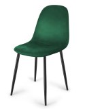 Krzesło tapicerowane GIULIA VELVET GREEN II GATUNEK