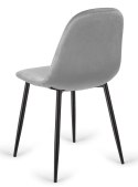 Krzesło tapicerowane GIULIA VELVET GREY II GATUNEK