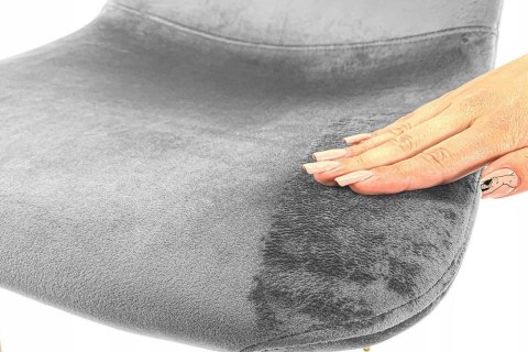 Krzesło tapicerowane GIULIA VELVET GREY II GATUNEK