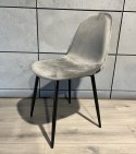 Krzesło tapicerowane GIULIA VELVET GREY II GATUNEK