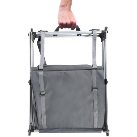 SZAFA TURYSTYCZNA SKŁADANA Z 3 PÓŁKAMI 49x53x95CM CAMP ACTIVE