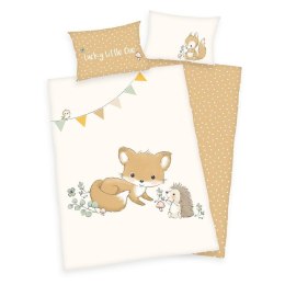 Pościel bawełniana 100x135 Leśne Zwierzęta „Leśni Przyjaciele