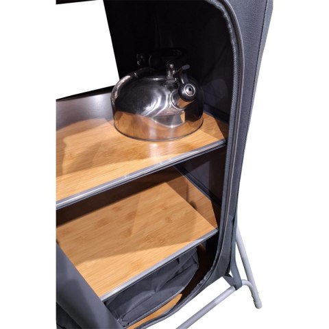 SZAFA TURYSTYCZNA SKŁADANA Z 3 PÓŁKAMI 49x53x95CM CAMP ACTIVE