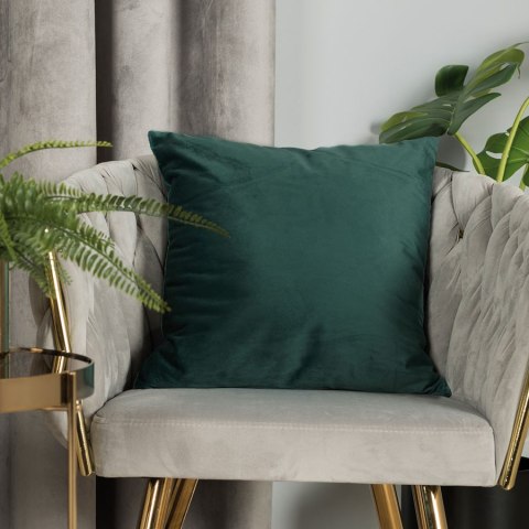 VELVI Poszewka dekoracyjna, 40x40cm, kolor 012 szmaragdowy zielony VELVI0/POP/012/040040/1