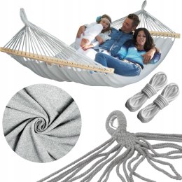 Hamak dwuosobowy 220x160 Ultimate XXL szary