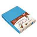 Prześcieradło jersey z gumką 120x200 turkusowe 080 grube 150g/m2 KARO