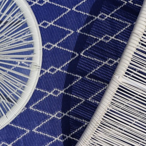 Dywan zewnętrzny 120x170 Inez na balkon taras czarny geometria