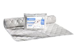 Podkład na materac antyalergiczny 200x200 Medical biały z gumką AMW
