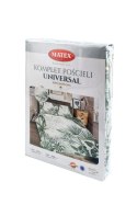 Pościel bawełniana 220x200 Liście palmy zielona Universal Matex