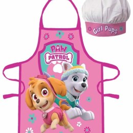 Fartuszek dziecięcy z czapką Psi Patrol Skye różowy 1058 zestaw kucharza