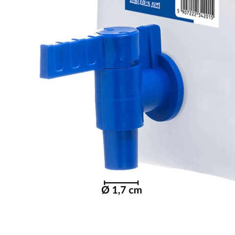 Umywalka przenośna, pojemnik na wodę z dozownikiem, odpowietrznik 10L