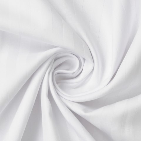 Poszewka adamaszkowa 40x40 biała 01 jednobarwna paski 1cm Matex