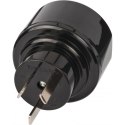 Adapter wtyczka podróżna Australia Chiny Fidżi Nowa Zelandia gniazdo EURO czarny Brennenstuhl 1508440