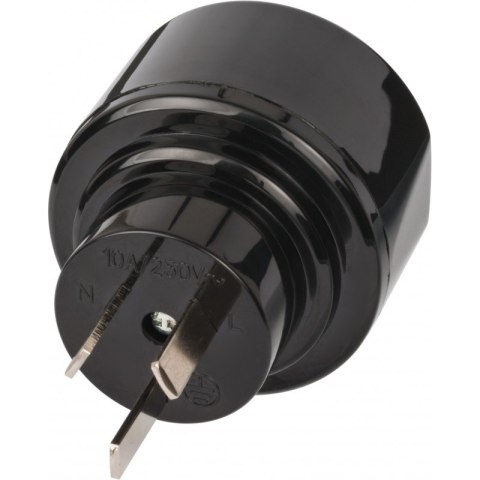 Adapter wtyczka podróżna Australia Chiny Fidżi Nowa Zelandia gniazdo EURO czarny Brennenstuhl 1508440