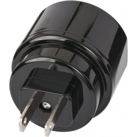 Adapter wtyczka podróżna USA Japonia gniazdo Euro czarny Brennenstuhl 1508450