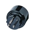 Adapter wtyczka podróżna USA Kanada Meksyk gniazdo Euro czarny Brennenstuhl 1508550