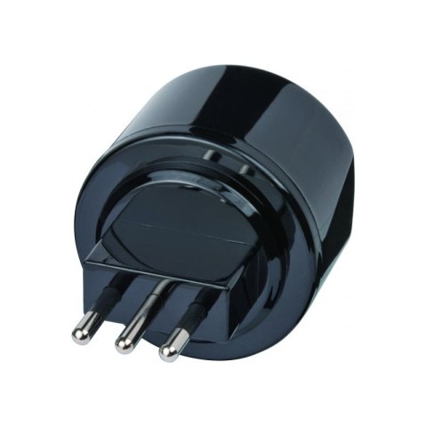 Adapter wtyczka podróżna Włochy gniazdo Euro czarny Brennenstuhl 1508470