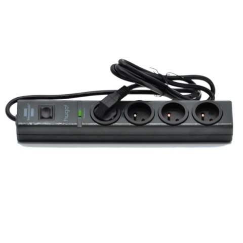 Listwa przeciwprzepięciowa Hugo Line 4 gniazda 2m 19.500A antracyt Brennenstuhl 1150614314