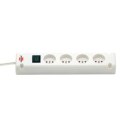 Listwa zasilająca Bremounta 4 gniazda 1,5m biała Brennenstuhl 1150651124