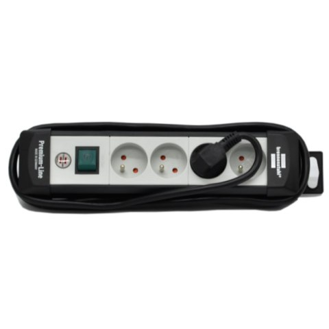 Listwa zasilająca Premium Line 4 gniazda 1,8m czarno/szara Brennenstuhl 1951544100