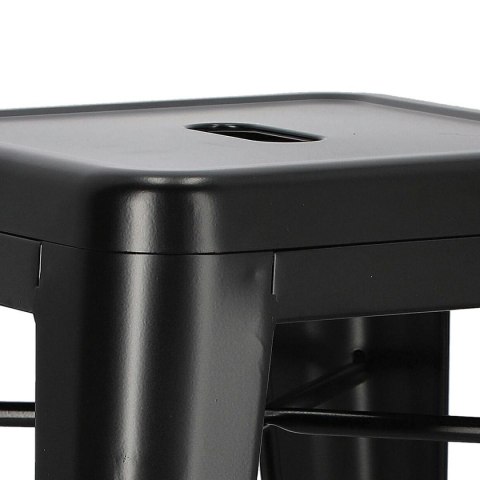 Hoker Paris 66cm czarny inspirowany Tolix