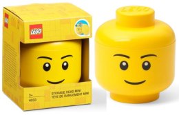 4033 - LEGO Pojemnik w kształcie głowy jasnożółtej minifigurki chłopca 0,36L
