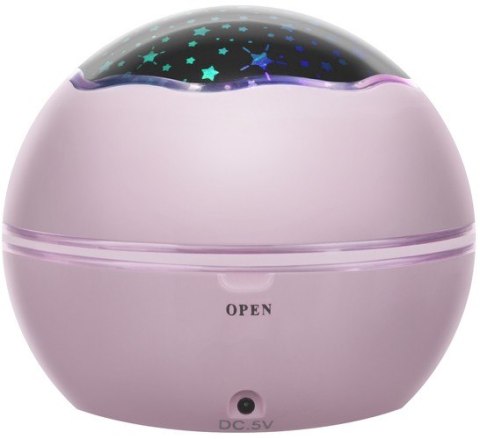 Lampka nocna z projektorem- różowa LP16859