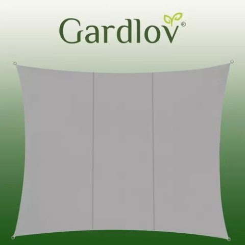Żagiel przeciwsłoneczny 4x3m- szary Gardlov 23143