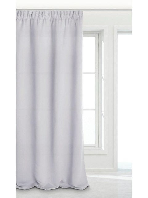 Zasłona zaciemniająca 140x270 biała gotowa na taśmie Hold Blackout