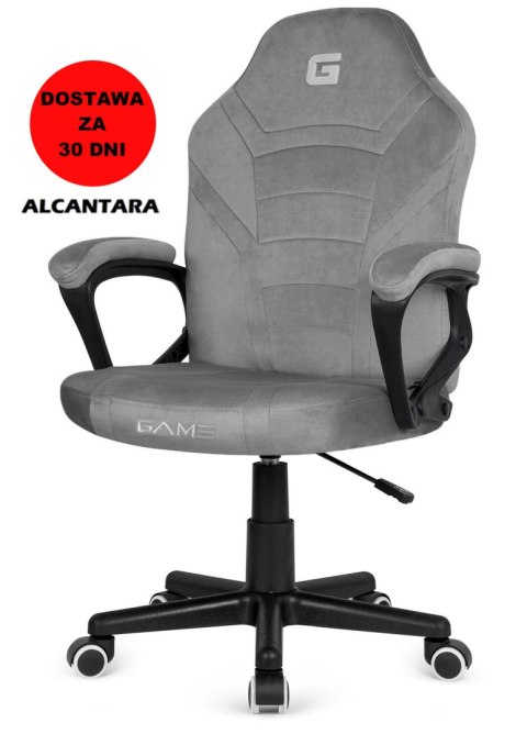 Fotel obrotowy do biurka MARIO ALCANTARA GREY