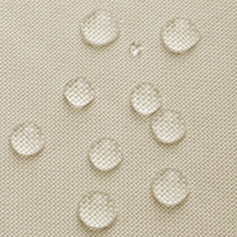 Zasłona ogrodowa 140x250 Gaia beżowa jasna gotowa na taśmie I24