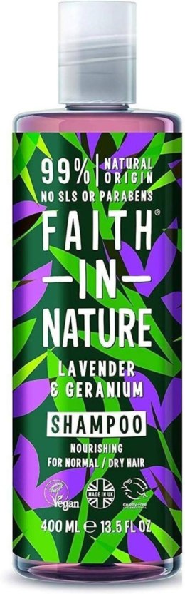 Faith In Nature Lavender & Geranium Szampon do Włosów 400 ml