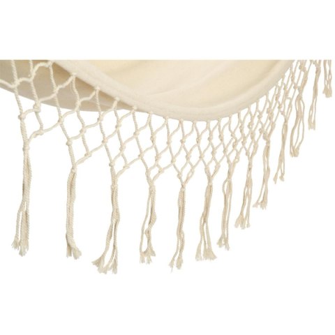 HAMAK OGRODOWY 2 OSOBOWY 200X150CM Z DRĄŻKIEM I Z FRĘDZLAMI MIAMI ECRU