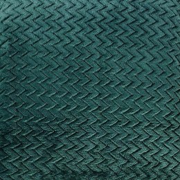 Koc narzuta z mikrofibry 160x200 Traffic zielony ciemny 18 pled zygzak