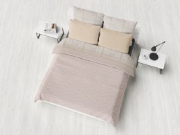 Narzuta dekoracyjna 220x240 Platinum beżowa dwustronna geometria Lato 23