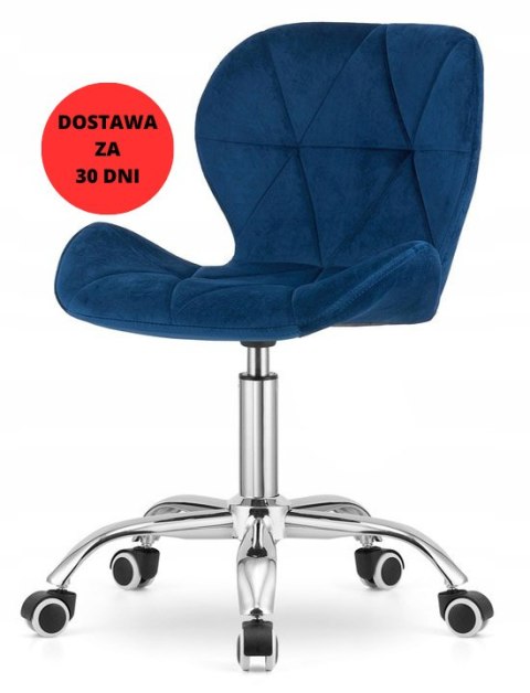 Krzesło obrotowe VASTO OFFICE VELVET BLUE