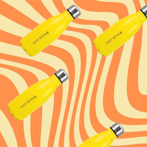 Butelka termiczna 0,35L Kamai Gio Style, stal nierdzewna, żółta