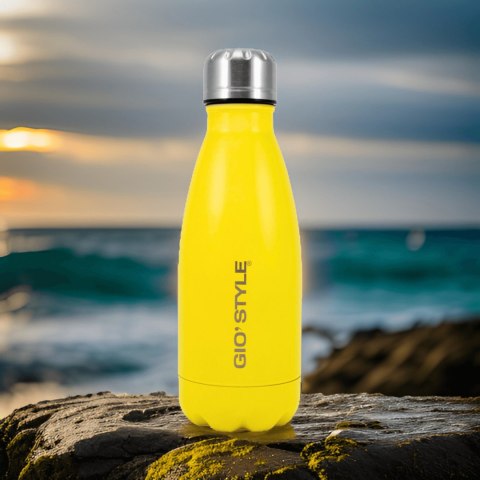 Butelka termiczna 0,35L Kamai Gio Style, stal nierdzewna, żółta