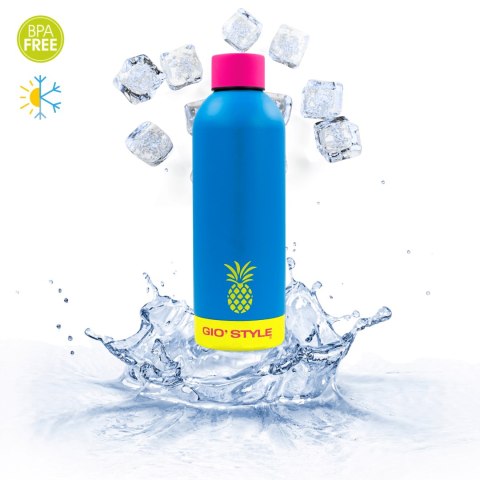 Butelka termiczna 0,5L Kamai Gio Style, stal nierdzewna, niebieska