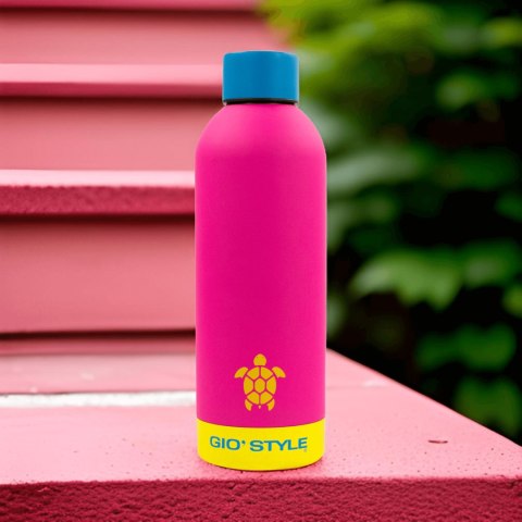 Butelka termiczna 0,5L Kamai Gio Style, stal nierdzewna, różowa